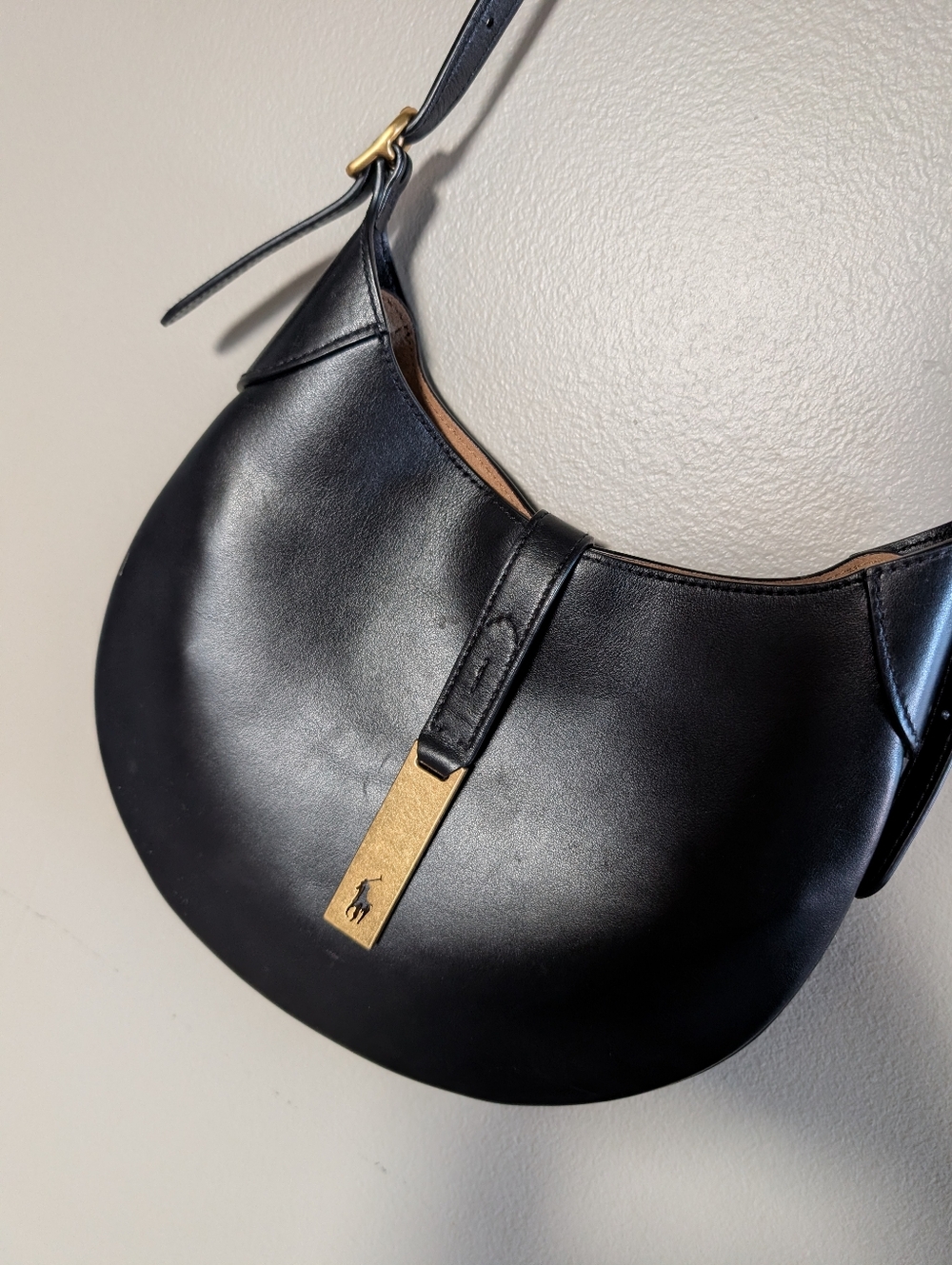 Polo Ralph Lauren ID Calfskin Small Shoulder Bag - Picture 3 of 7